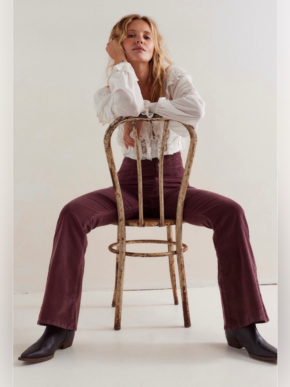 We The Free| ‘Jayde’ Cord High Rise Flare Jeans